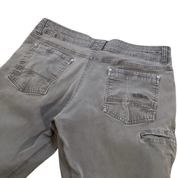 Kuhl Men’s Kanvus Jeans Grey Color Style 5114 36x29 Outdoor Work Patina Dye - Picture 9 of 13